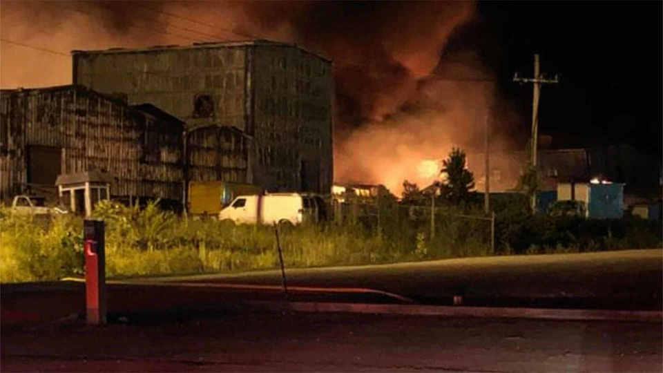 Masterbilt New Albany Warehouse Fire